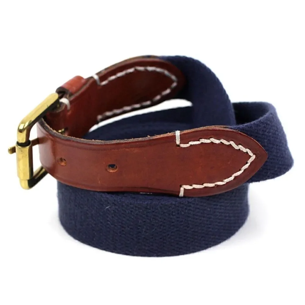 ITALIAN BROWN GENUINE LEATHER 1 1/4